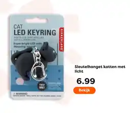 The Read Shop Kikkerland cat led keyring aanbieding
