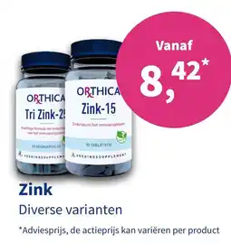 Plein.nl orthica zink-15 aanbieding