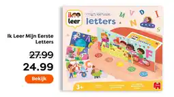 The Read Shop Ik Leer Mijn Eerste Letters aanbieding