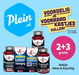 Plein.nl Lucovitaal Magnesium, Lever Reiniging, Vitamine D3, Calcium & D3 aanbieding