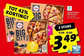 Boni Original Wagner Big City Pizza Tot 42% Korting aanbieding