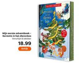 The Read Shop Mijn eerste adventboek - Kerstmis in het dierenbos aanbieding