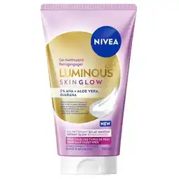 Trekpleister NIVEA Luminous630 Skin Glow Reinigingsgel aanbieding