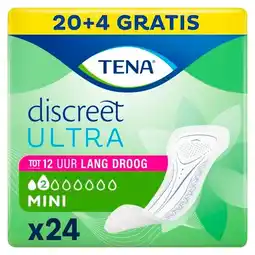 Trekpleister Tena Discreet Ultra Mini Incontinentieverband aanbieding