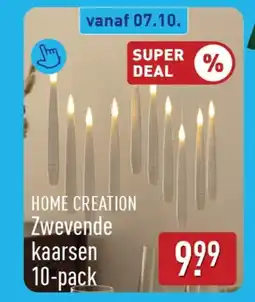 ALDI Zwevende kaarsen aanbieding