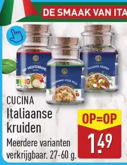 ALDI Italiaanse kruiden aanbieding
