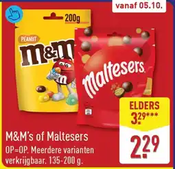 ALDI M&M's of Maltesers aanbieding