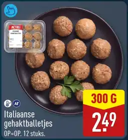 ALDI Italiaanse gehaktballetjes aanbieding