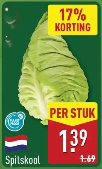 ALDI Spitskool aanbieding