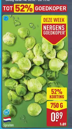 ALDI Spruiten aanbieding