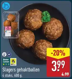 ALDI Slagers gehaktballen aanbieding