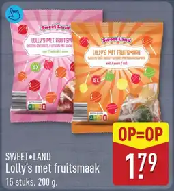 ALDI Sweet Land Lolly's met fruitsmaak aanbieding