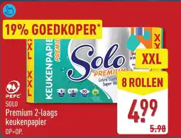 ALDI Solo Premium 2-laags keukenpapier aanbieding