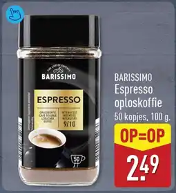 ALDI Barissimo Espresso oploskoffie aanbieding