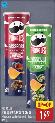 ALDI Pringles Passport flavours chips aanbieding