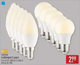 ALDI Casalux ledlampen aanbieding
