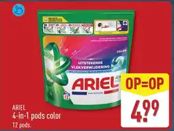ALDI Ariel 4-in-1 pods color aanbieding