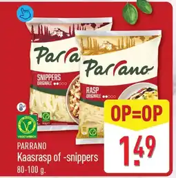 ALDI Parrano Kaasrasp of snippers aanbieding