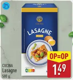 ALDI Cucina Lasagne aanbieding