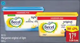 ALDI Becel Margarine original of light aanbieding