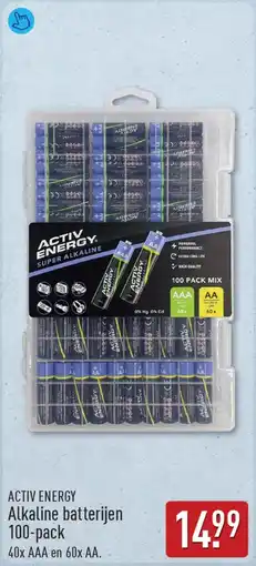 ALDI Activ Energy Alkaline batterijen aanbieding