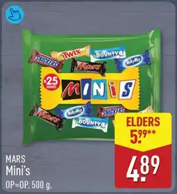 ALDI Mars mini's aanbieding