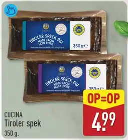 ALDI Cucina tiroler spek aanbieding