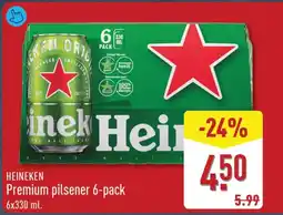 ALDI Heineken Premium pilsener 6-pack aanbieding