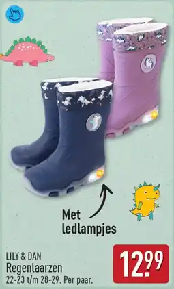 ALDI Lily & dan regenlaarzen aanbieding