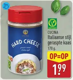 ALDI Cucina italiaanse stijl geraspte kaas aanbieding