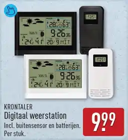 ALDI Krontaler Digitaal weerstation aanbieding