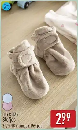 ALDI Lily & Dan Slofjes aanbieding
