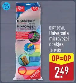 ALDI Dirt devil universele microvezeldoekjes aanbieding