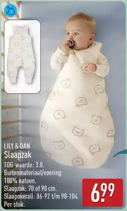 ALDI Lily & Dan slaapzak aanbieding