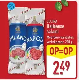 ALDI Cucina Italiaanse salami aanbieding