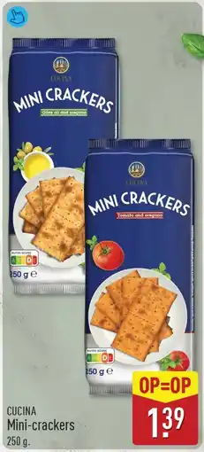 ALDI Cucina mini crackers aanbieding