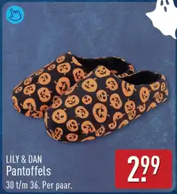 ALDI Lily & Dan Pantoffels aanbieding