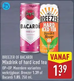 ALDI Breezer of Bacardi aanbieding