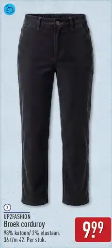 ALDI Up2fashion Broek corduroy aanbieding