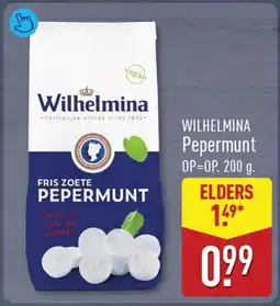 ALDI Wilhelmina Pepermunt aanbieding