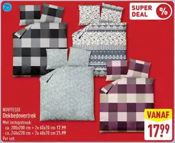 ALDI Novitesse dekbedover trek aanbieding