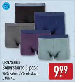 ALDI Up2fashion boxershorts aanbieding