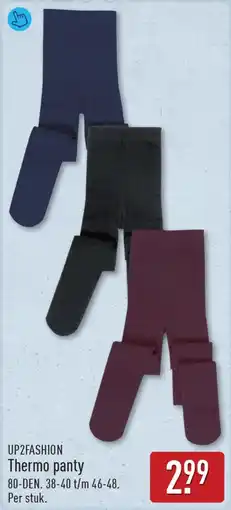 ALDI Up2fashion thermo panty aanbieding