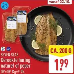 ALDI Seven Seas Gerookte haring naturel of peper aanbieding