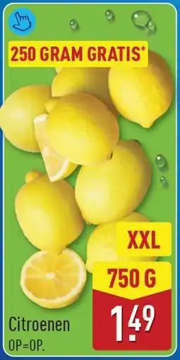 ALDI Citroenen aanbieding