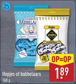 ALDI Hopjes of babbelaars aanbieding