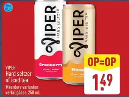 ALDI Viper Hard seltzer of iced tea aanbieding