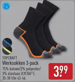 ALDI Topcraft werksokken aanbieding