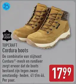 ALDI Topcraft Cordura boots aanbieding