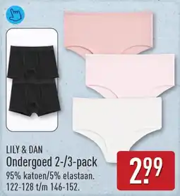 ALDI LILY & DAN Ondergoed 2-/3-pack aanbieding